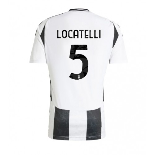 Fotballdrakt Herre Juventus Manuel Locatelli #5 Hjemmedrakt 2024-25 Kortermet